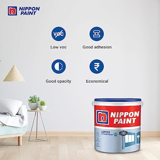 Nippon Paint ACRYLIC LATEX INTERIOR PRIMER (4 L, WHITE) - Image 2